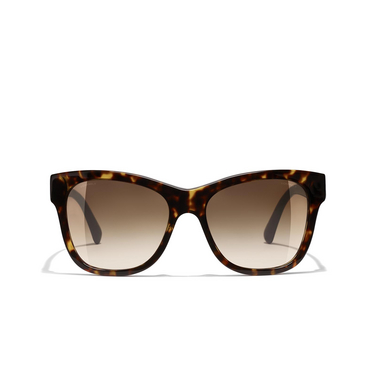 CHANEL square Sunglasses C714S5 brown - front view