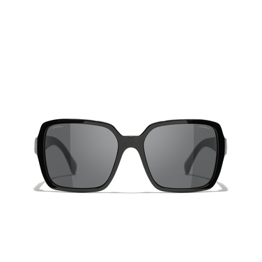 CHANEL square Sunglasses 1026S4 black - front view