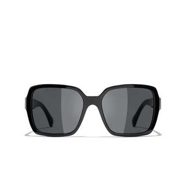 CHANEL square Sunglasses c622s4 black - front view