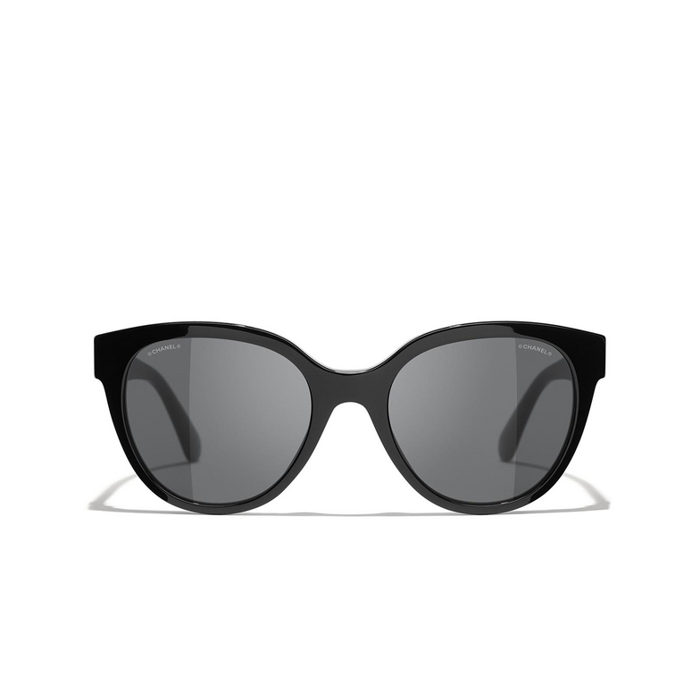 CHANEL Schmetterlingsförmige sonnenbrille C501S4 black