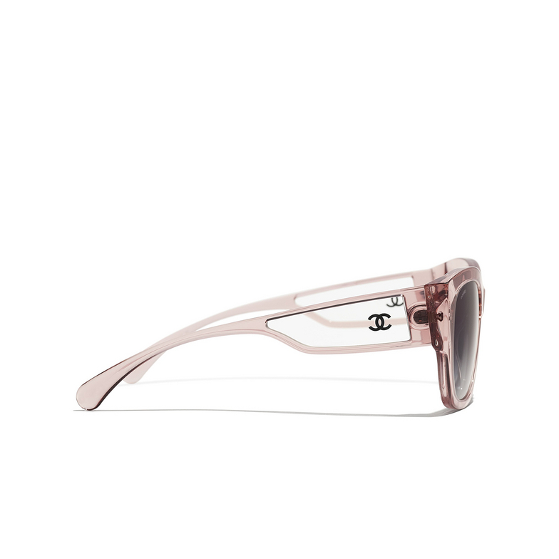 CHANEL Schmetterlingsförmige sonnenbrille 1689S6 transparent pink