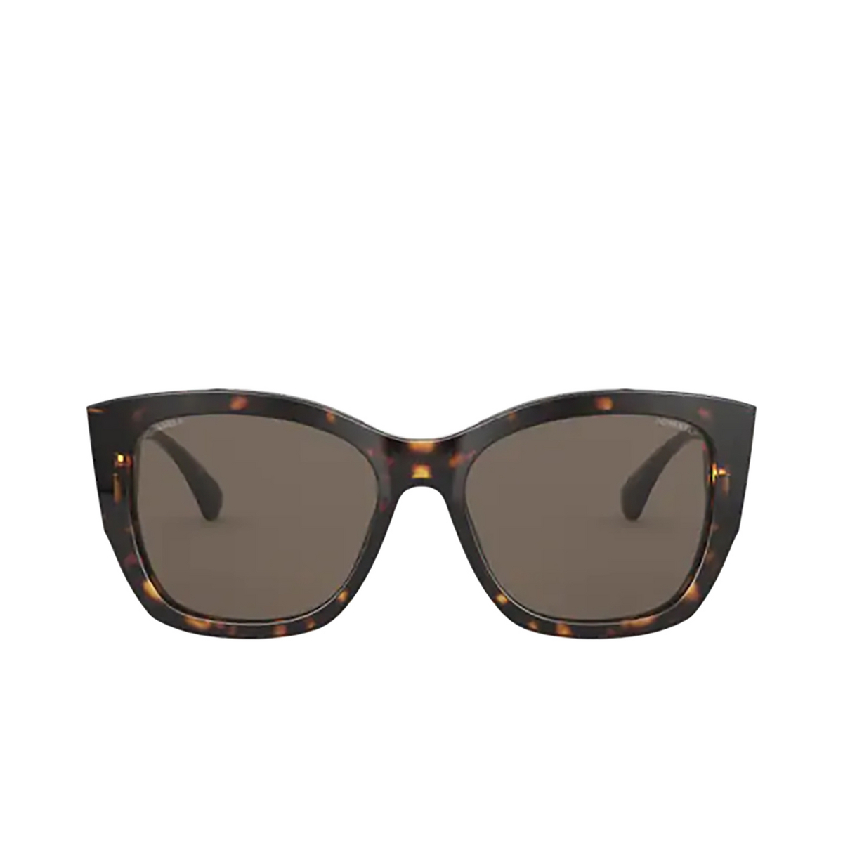 CHANEL butterfly Sunglasses C714/3 Dark Tortoise - front view