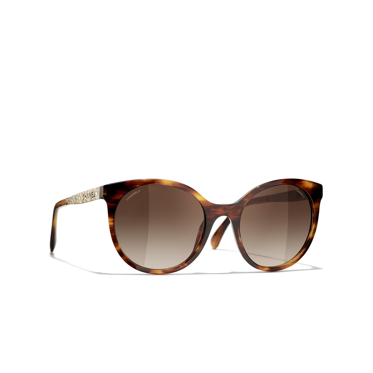 CHANEL pantos Sunglasses 1077S5 Brown - three-quarters view