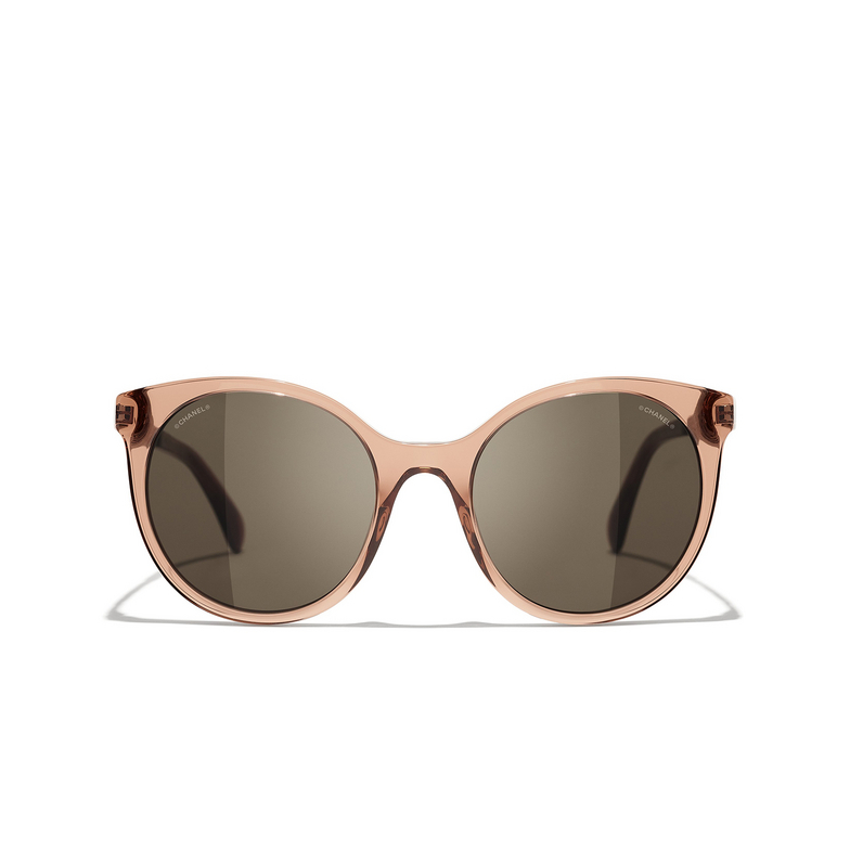 CHANEL pantos Sunglasses 1651/3 transparent brown