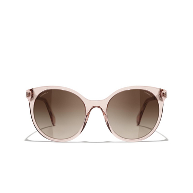 CHANEL pantos Sunglasses 1689S5 transparent pink - front view