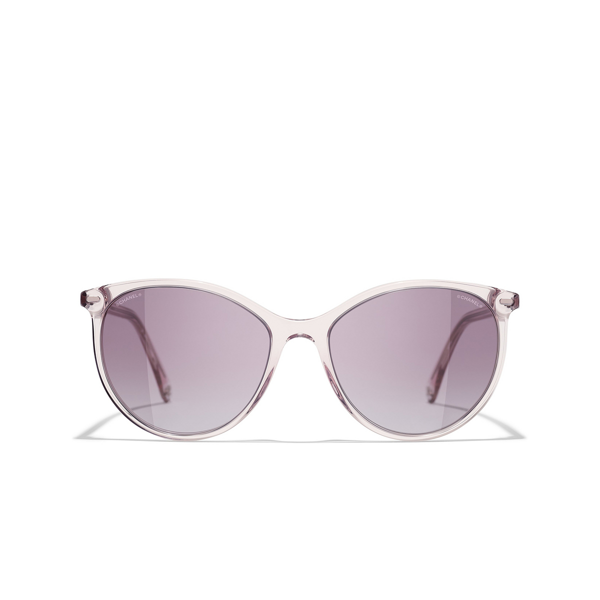 CHANEL pantos Sunglasses C561S1 Transparent pink - front view