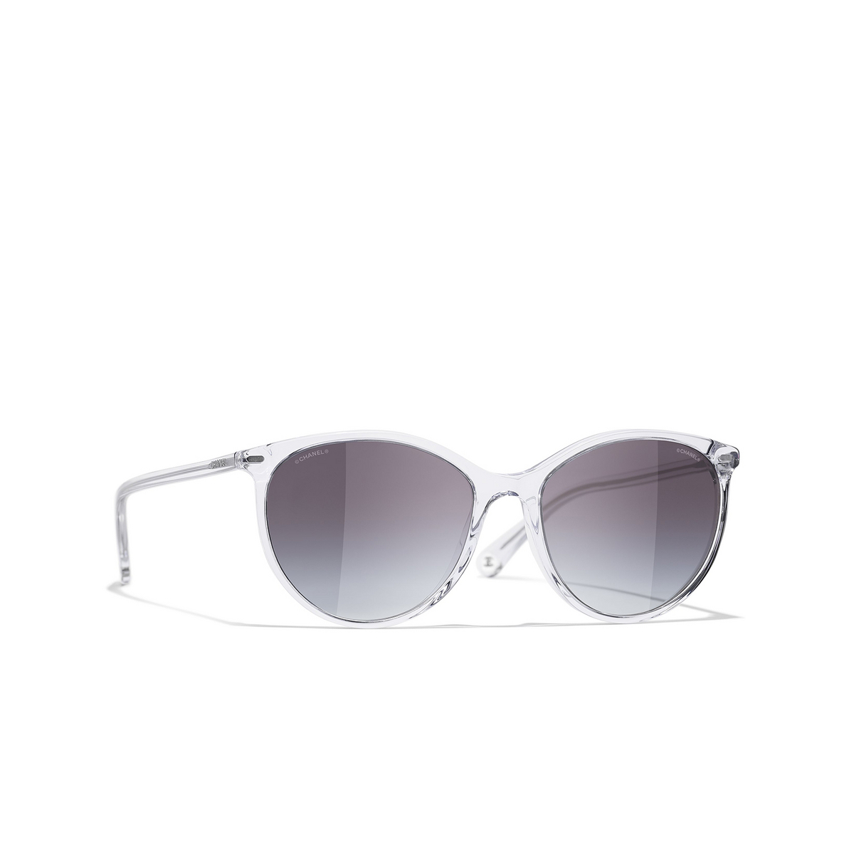CHANEL pantos Sunglasses C660S6 Transparent - three-quarters view