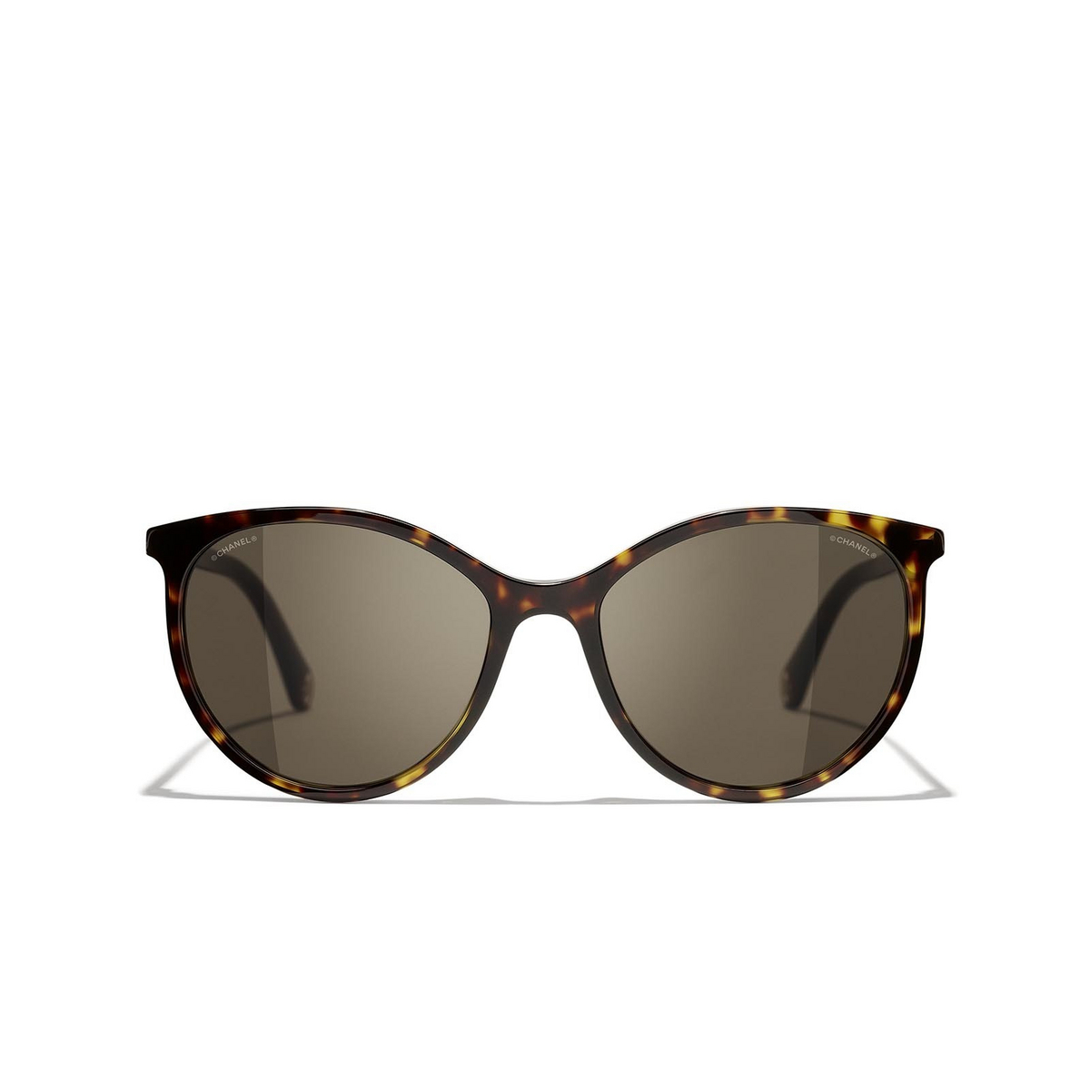 CHANEL pantos Sunglasses C714/3 Dark Tortoise - front view