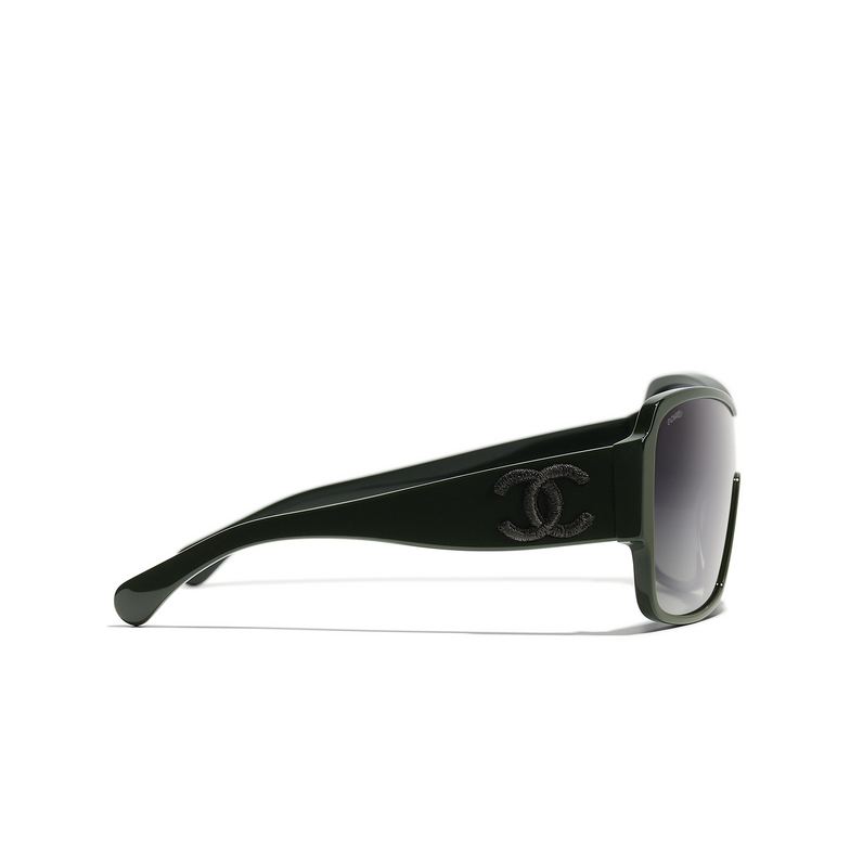 CHANEL shield Sunglasses 1228S6 green