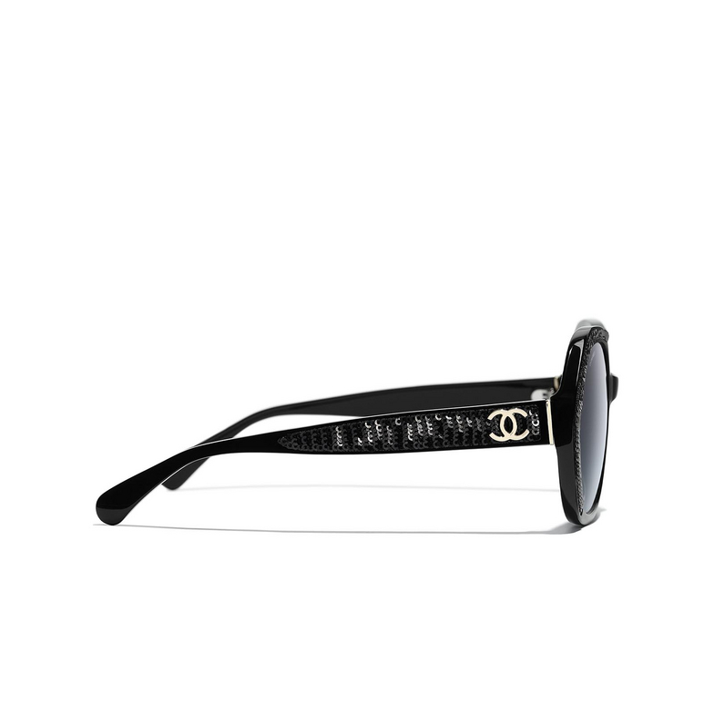 CHANEL round Sunglasses C622S6 black