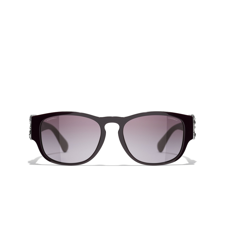 Gafas de sol rectangulares CHANEL 1461S1 burgundy