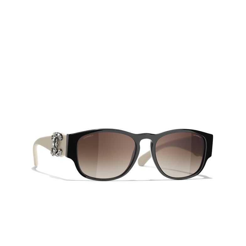 CHANEL rechteckige sonnenbrille C501S5 black