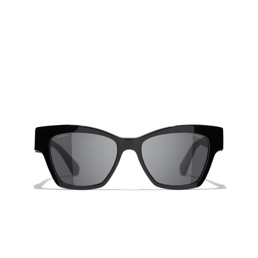 CHANEL Schmetterlingsförmige sonnenbrille C888S4 black - Vorderansicht