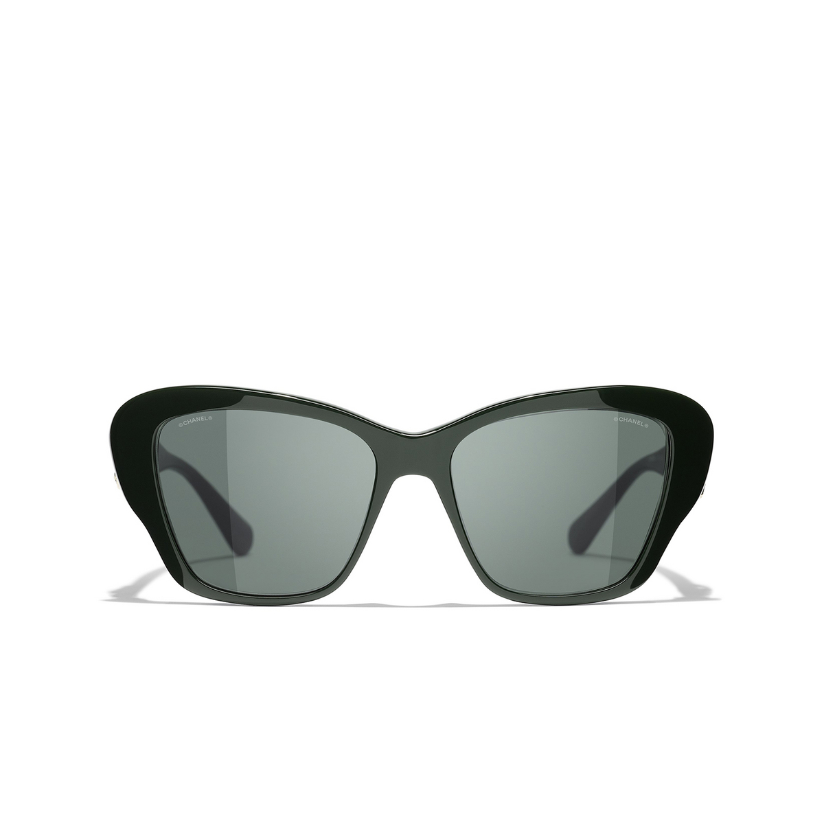 CHANEL butterfly Sunglasses 17023H Green - front view