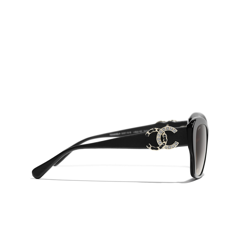 CHANEL Schmetterlingsförmige sonnenbrille C622S5 black