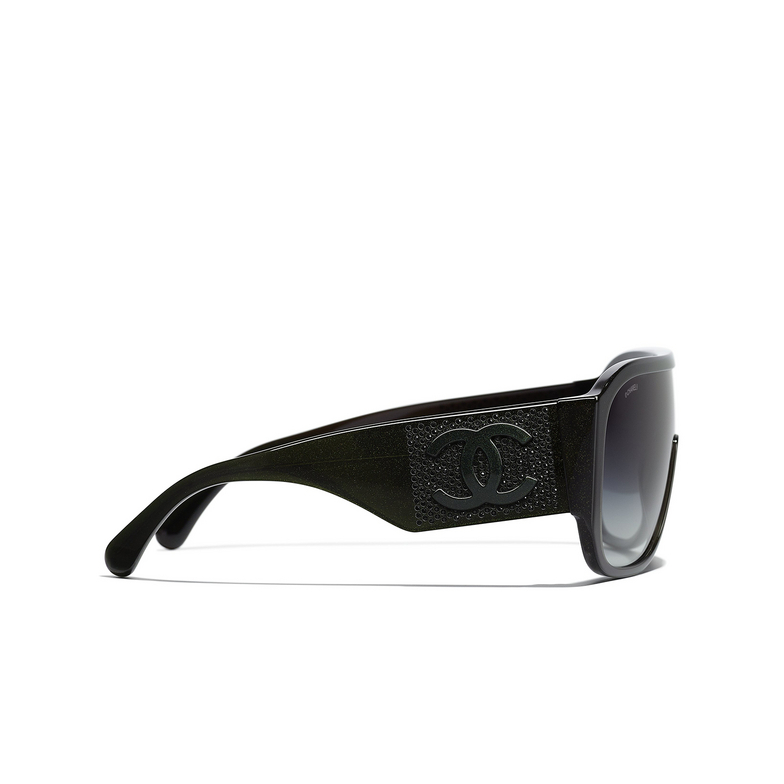 CHANEL shield Sunglasses 1707S6 green