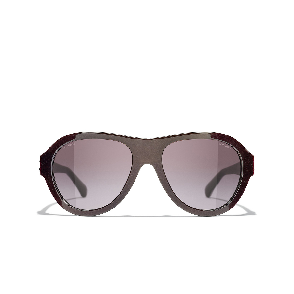 CHANEL pilot Sunglasses 1705S1 Red - front view