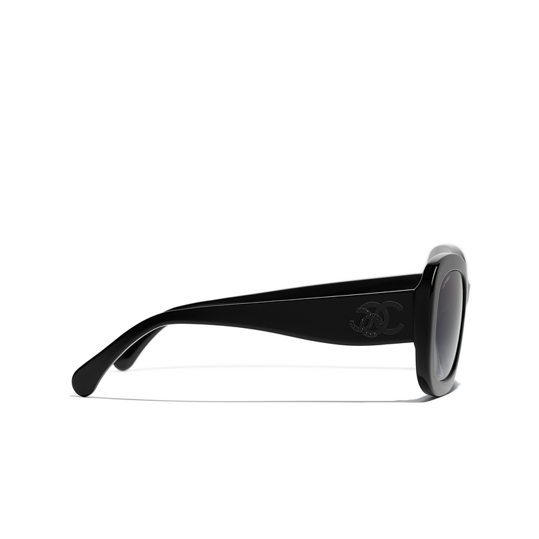 CHANEL rechteckige sonnenbrille C888S6 black
