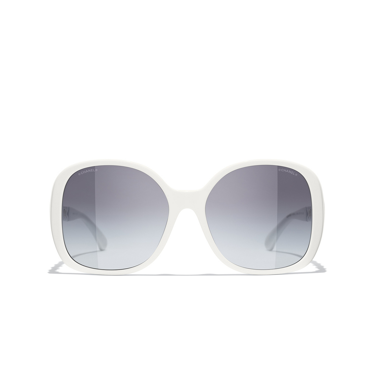 CHANEL square Sunglasses C716S6 White - front view