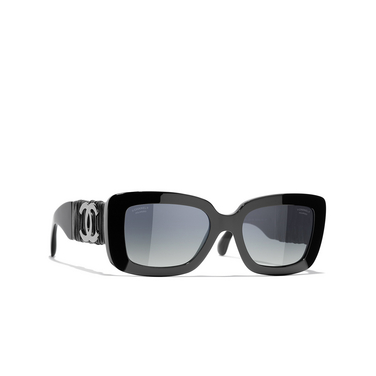 CHANEL rectangle Sunglasses c501s8 black