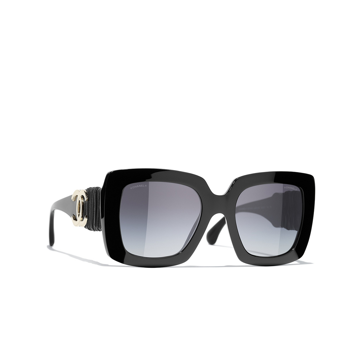 CHANEL square Sunglasses C622S6 Black