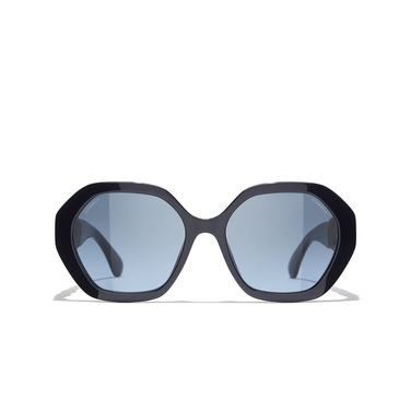 CHANEL round Sunglasses 1462S2 dark blue - front view