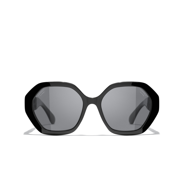 CHANEL round Sunglasses C888T8 black