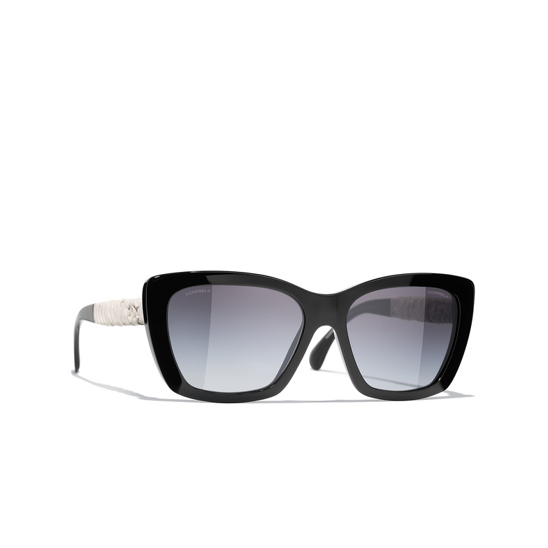 CHANEL butterfly Sunglasses 1082S6 black & white