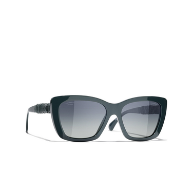 CHANEL butterfly Sunglasses 1459s8 dark green  - three-quarters view