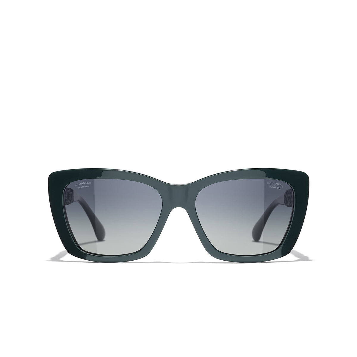 CHANEL butterfly Sunglasses 1459S8 Dark Green  - front view