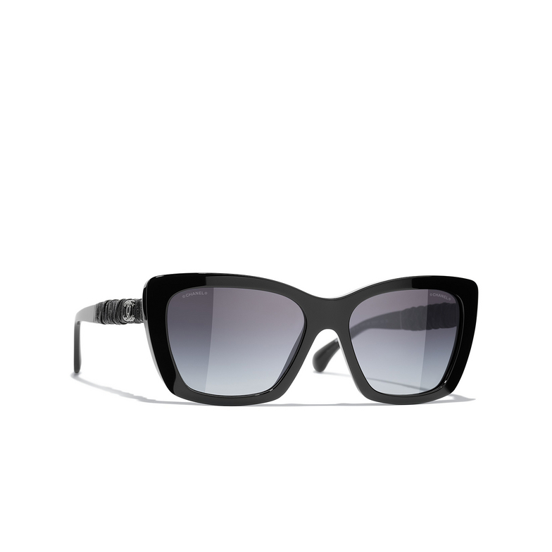 CHANEL butterfly Sunglasses C501S6 black & white