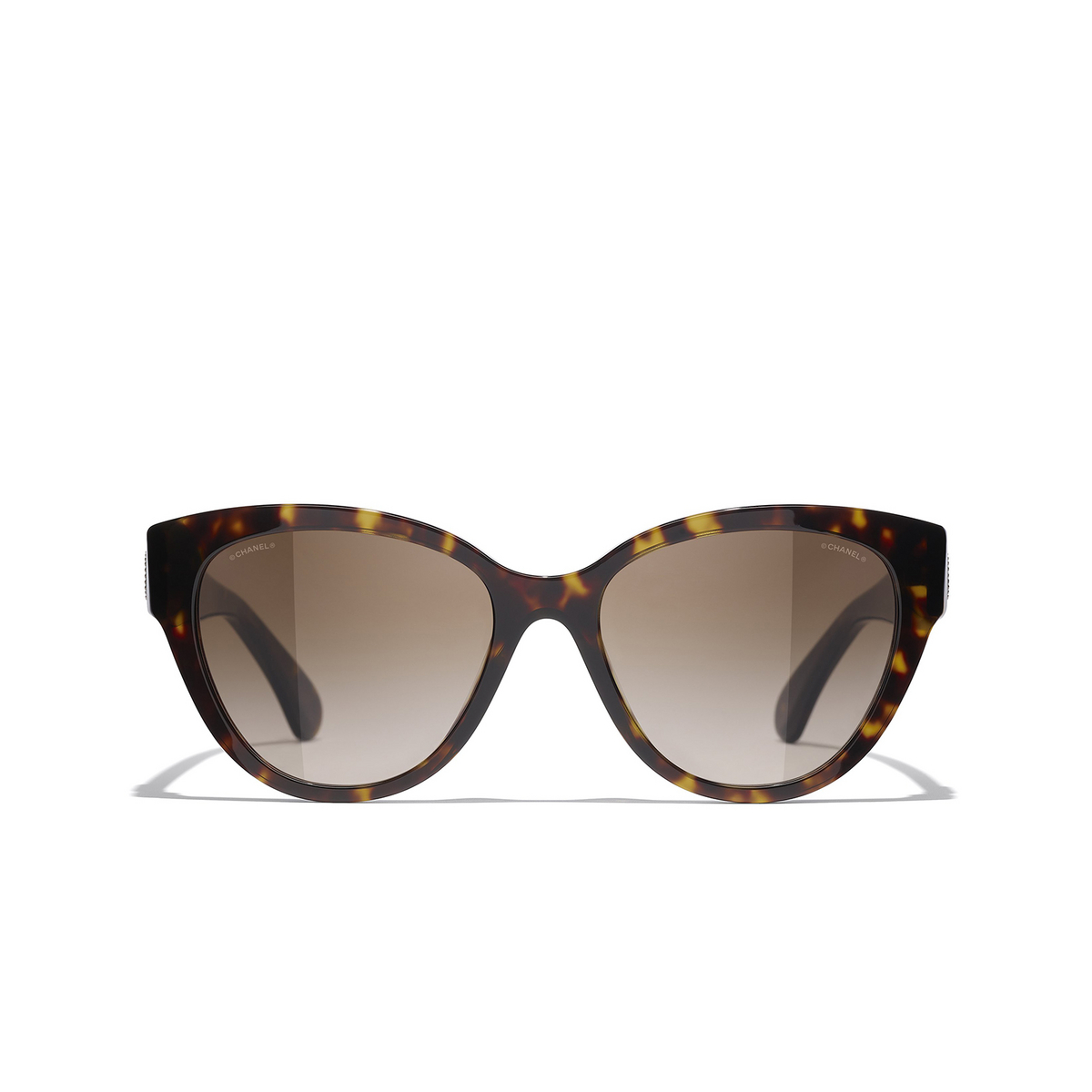 CHANEL butterfly Sunglasses C714S5 Dark Tortoise - front view