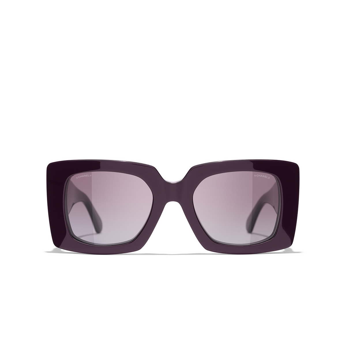 CHANEL square Sunglasses 1068S1 Burgundy - front view