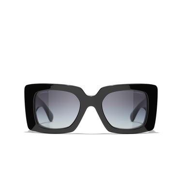 CHANEL quadratische sonnenbrille C622S6 black & gold - Vorderansicht