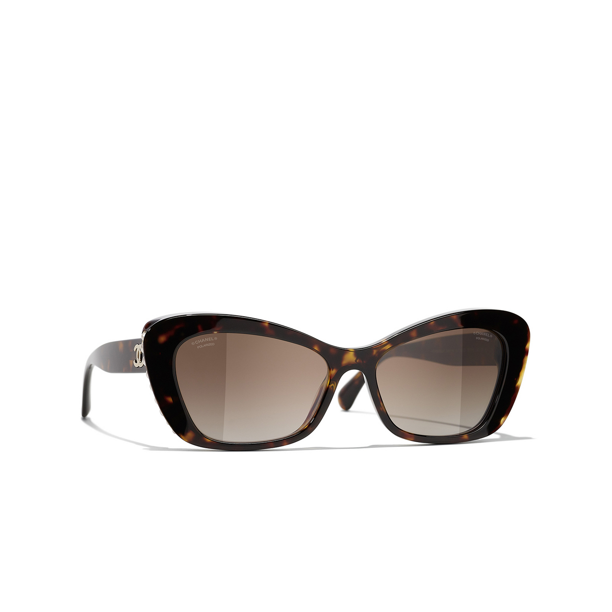 CHANEL cateye Sunglasses C714S9 Dark Tortoise