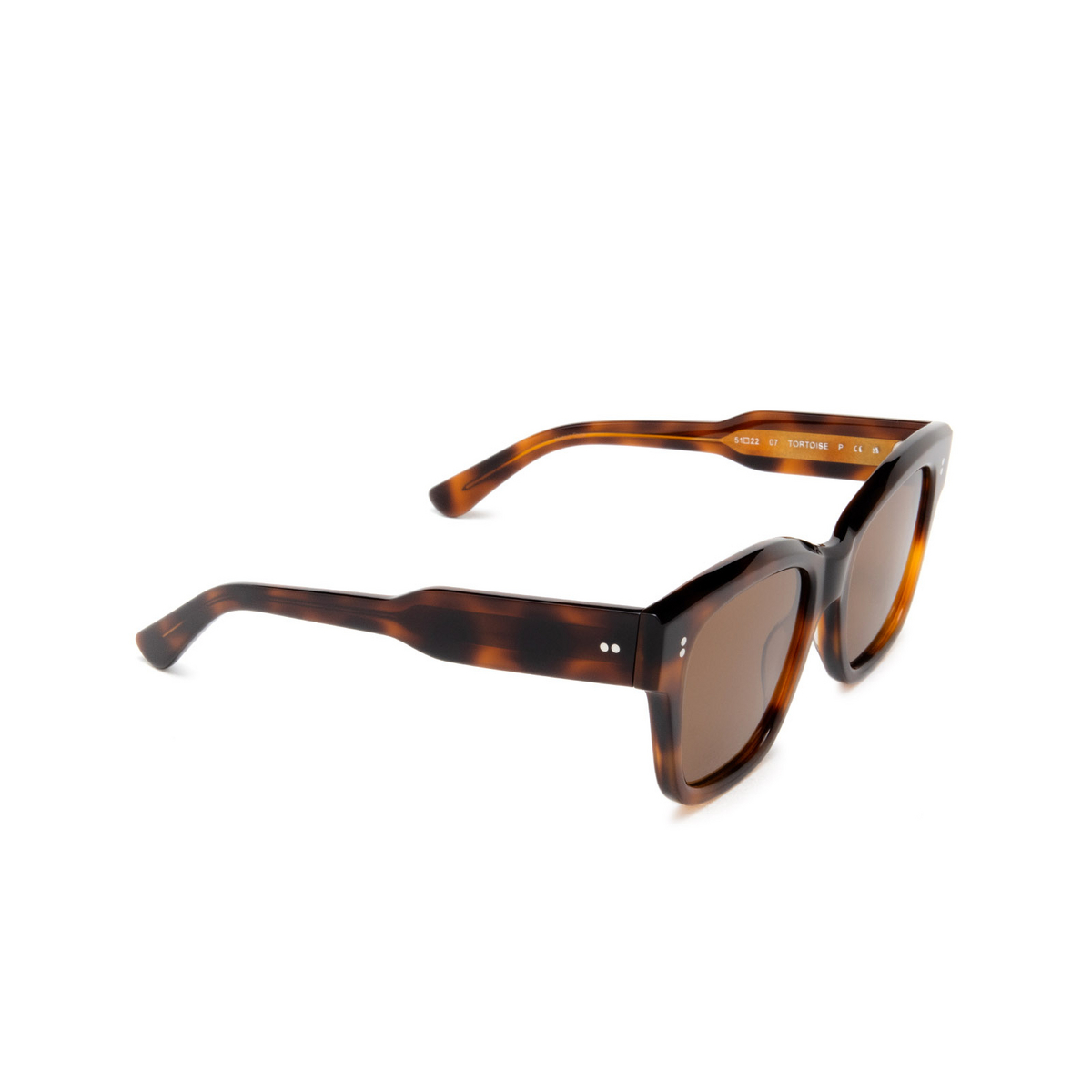 Chimi® Butterfly Sunglasses: 07 color Tortoise - three-quarters view