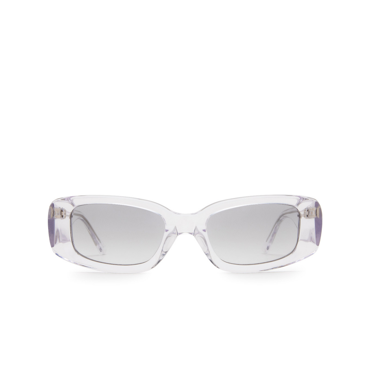 Chimi® Rectangle Sunglasses: 10 color Clear - front view