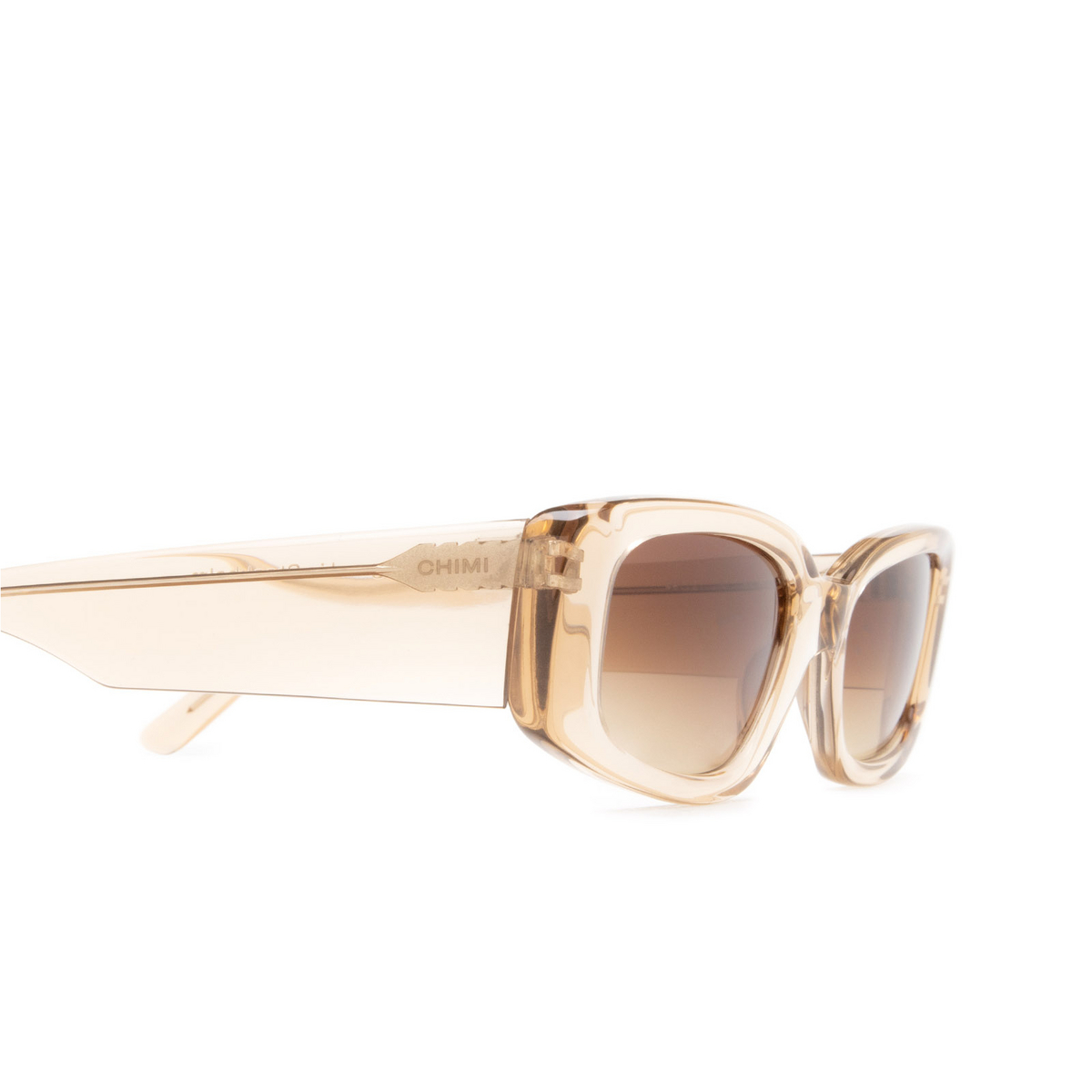 Chimi® Rectangle Sunglasses: 10 color Ecru - product thumbnail 3/4