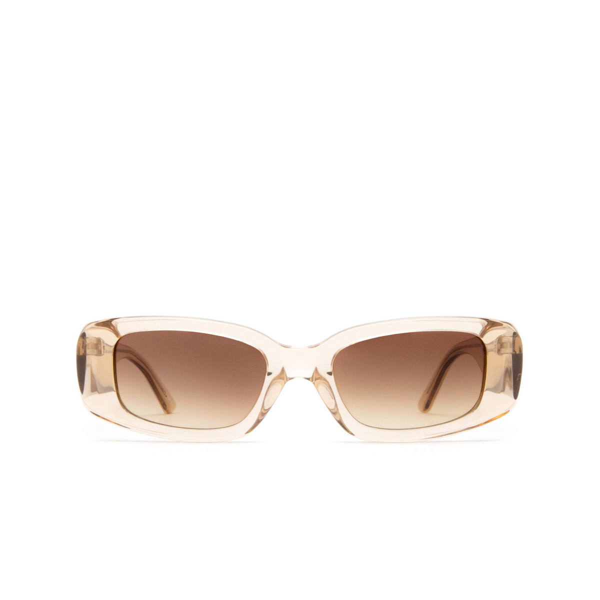 Chimi® Rectangle Sunglasses: 10 color Ecru - front view