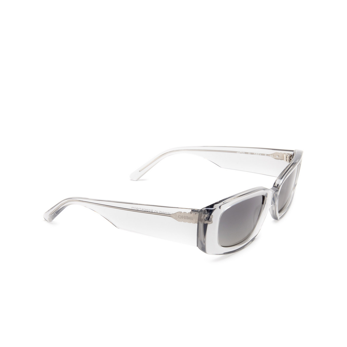 Chimi® Rectangle Sunglasses: 10 color Grey - three-quarters view