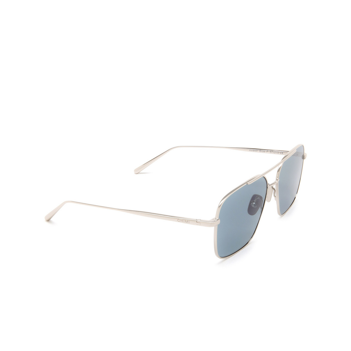 Chimi® Aviator Sunglasses: Aviator color Blue - three-quarters view