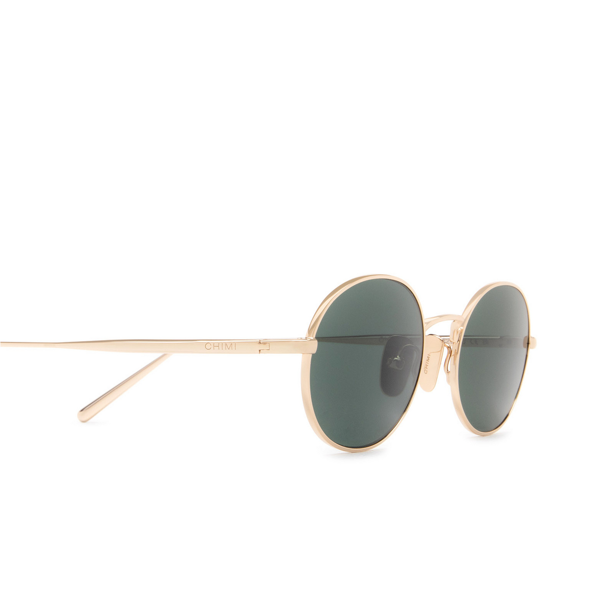 Chimi OVAL Sunglasses GREEN - 3/4