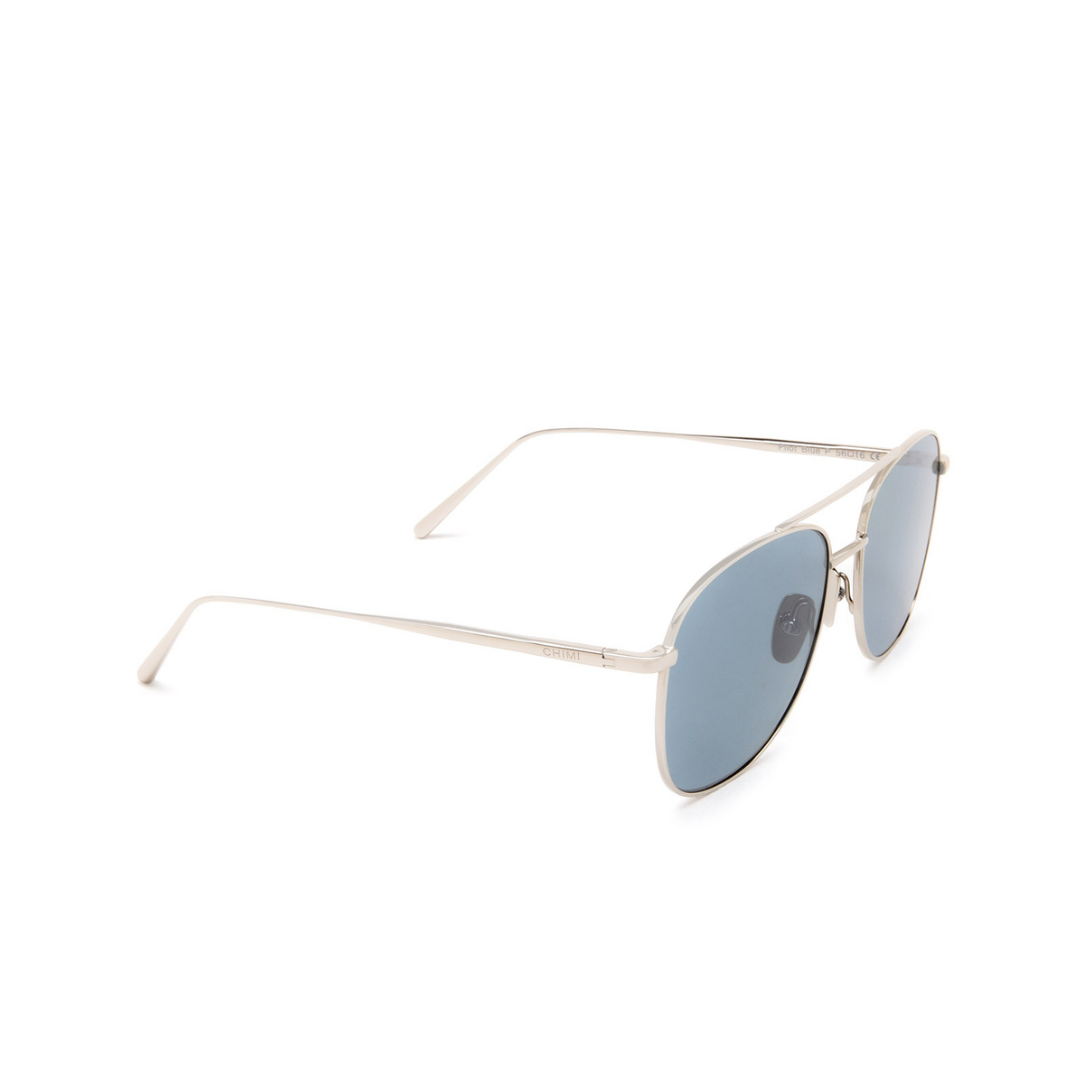 Chimi PILOT Sunglasses BLUE - three-quarters view