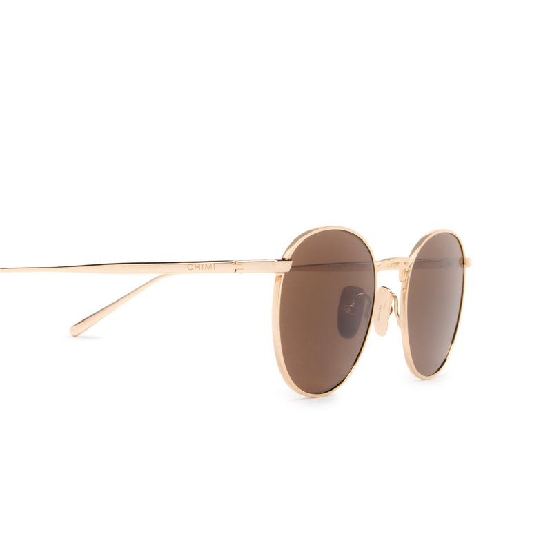 Chimi ROUND Sunglasses BROWN - 3/5