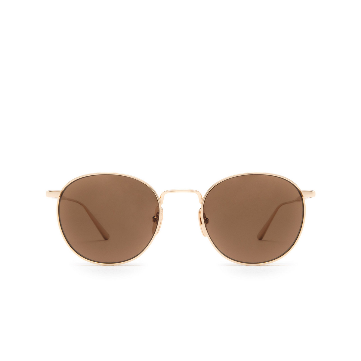 Chimi ROUND Sunglasses BROWN - front view