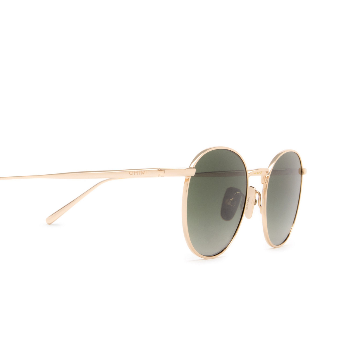 Chimi ROUND Sunglasses GREEN - product thumbnail 3/4