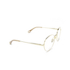 Chloé CH0021O round Eyeglasses 009 gold & nude - product thumbnail 2/4