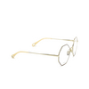 Chloé CH0022O round Eyeglasses 010 burgundy & gold - product thumbnail 2/4