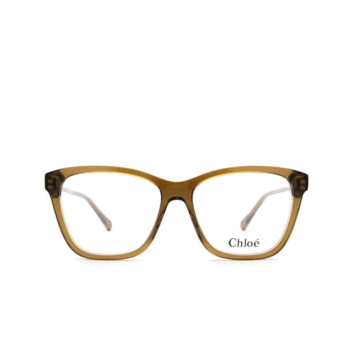 Chloé CH0084O rectangle Eyeglasses 006 Brown - front view