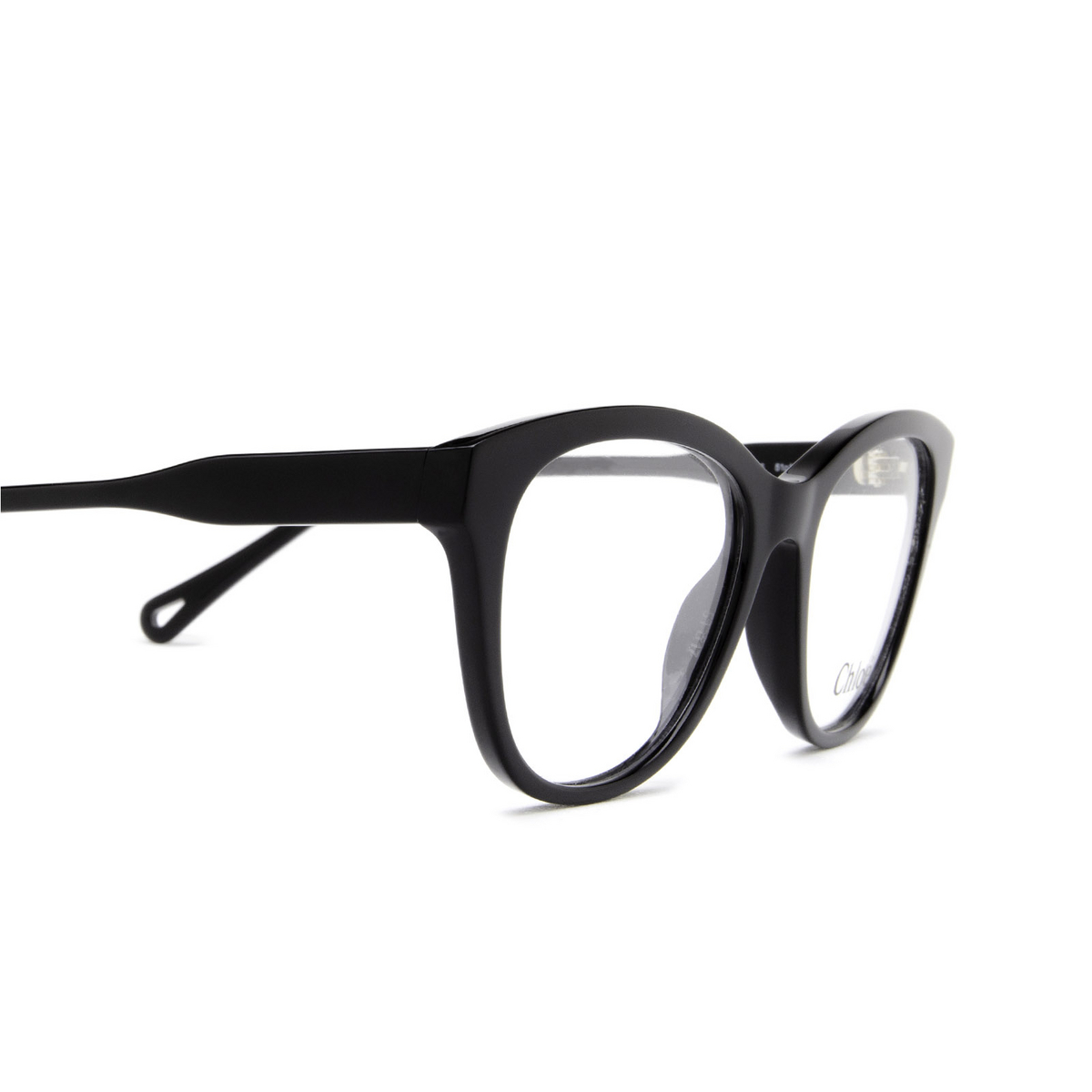 Chloé CH0085O cateye Eyeglasses 005 Black - product thumbnail 3/4